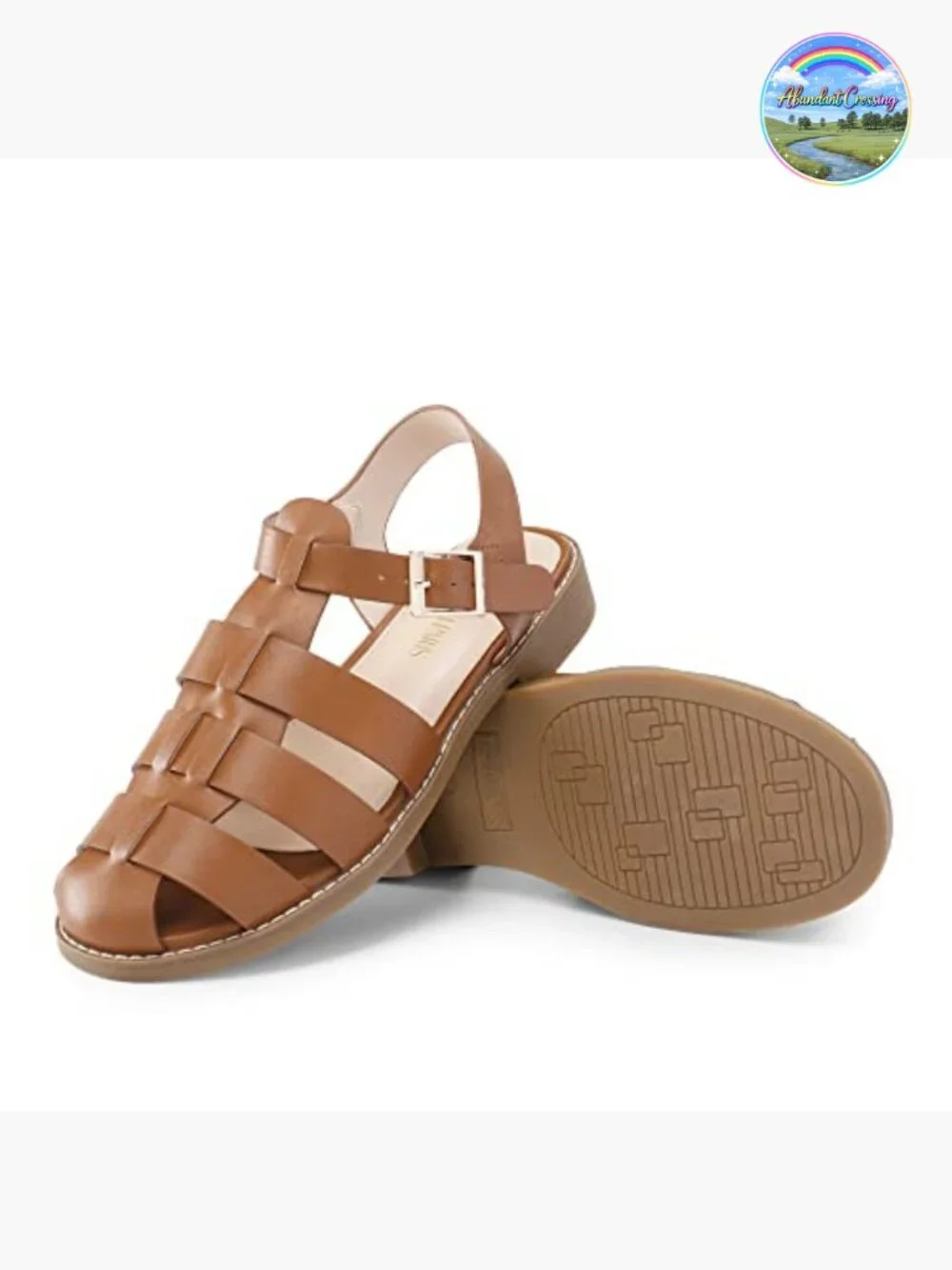 Fisherman Gladiator Braided Flat Sandal Woven Strappy Closed Toe Shoes - Picture 3 of 6